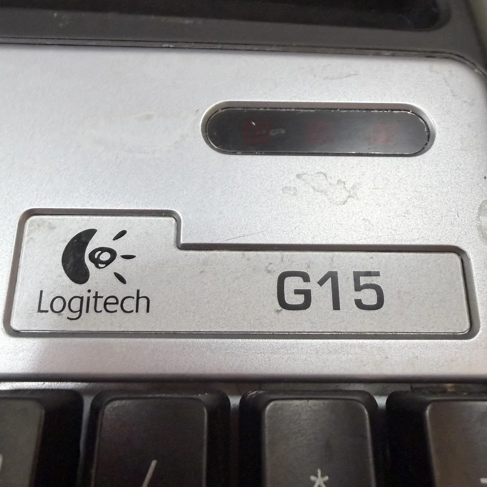 Logitech G15 USB Wired Gaming Keyboard Black QWERTY LCD Display PC Desktop